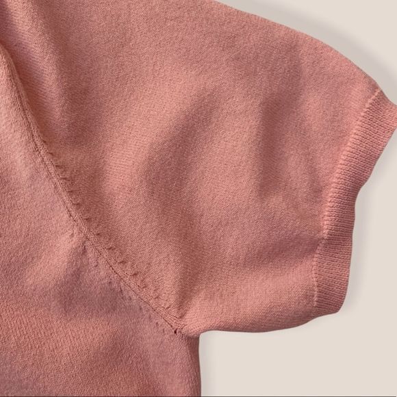 NINE & CO. by Nine West Short Sleeve Lightweight Sweater - Picture 6 of 9